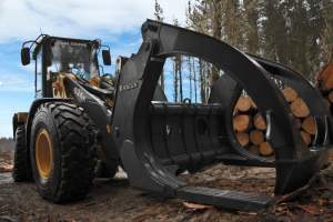 High-Lift TR2C Log Fork - Ensign Forestry Attachments