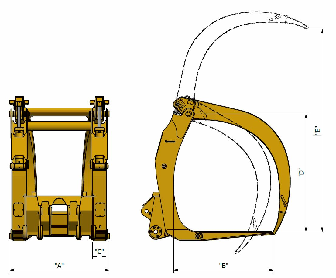 LOG FORKS - TR2C LARGE CAPACITY SERIES | Ensign NZ