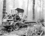 The “Drabant” skidder imported from Scandanavia, early 1970s for thinnings and smallwood operations.